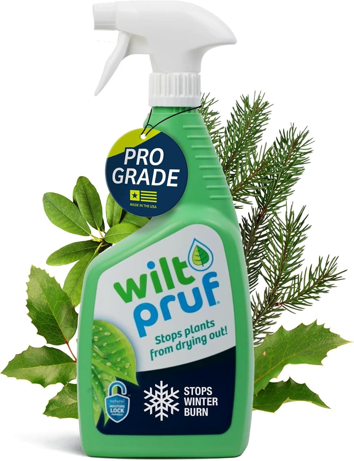 Wilt-Pruf Original Winter Plant Protection, Ready-to-Spray 32 oz Anti-Desiccant Against Winter Burn