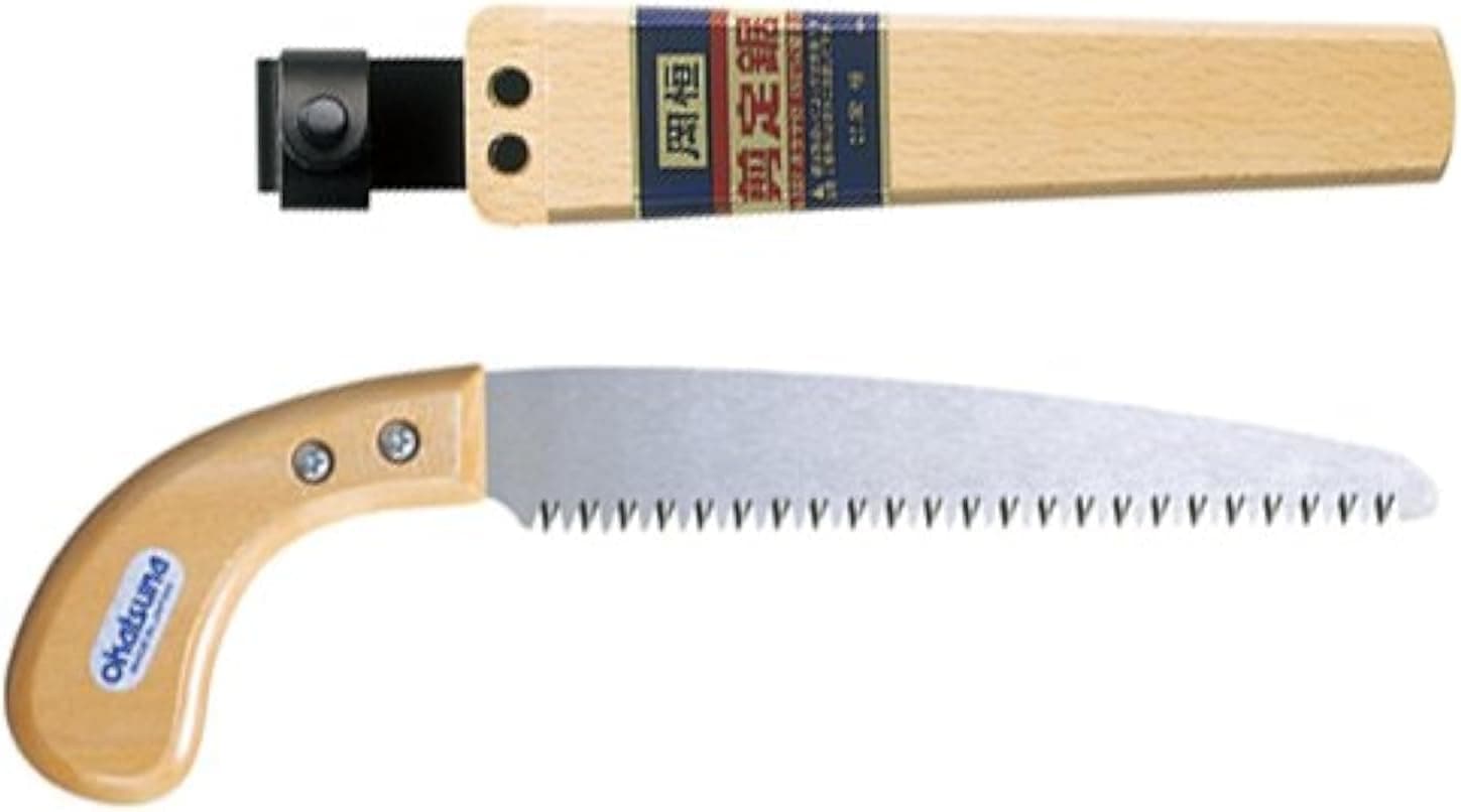 Okatsune 107 Hand Pruning Saw, Wood Sheath with 195 mm, Bonsai