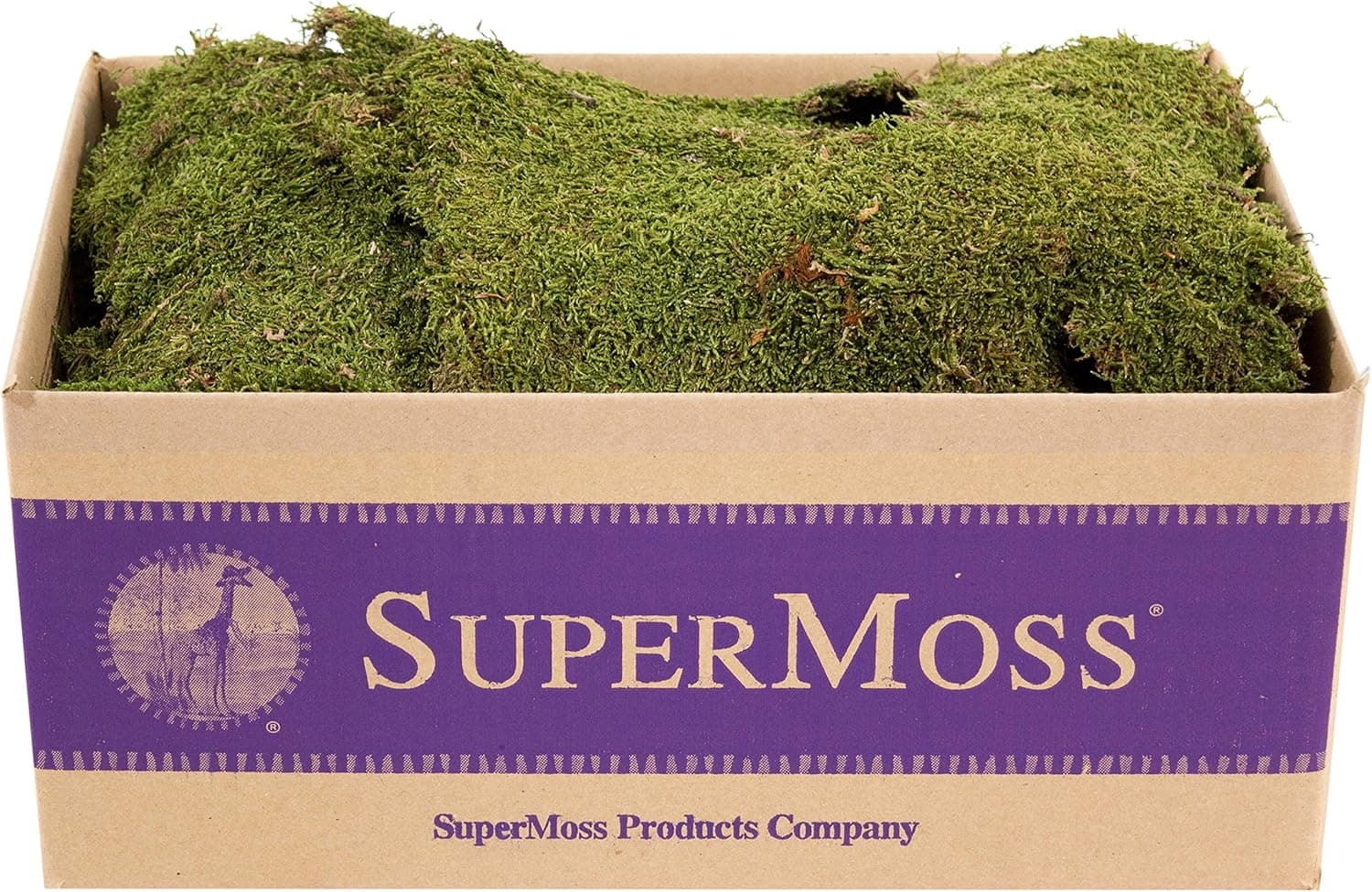 SuperMoss 21588 Sheet Moss Preserved, Natural, 5 Pounds, 20-24 sq ft