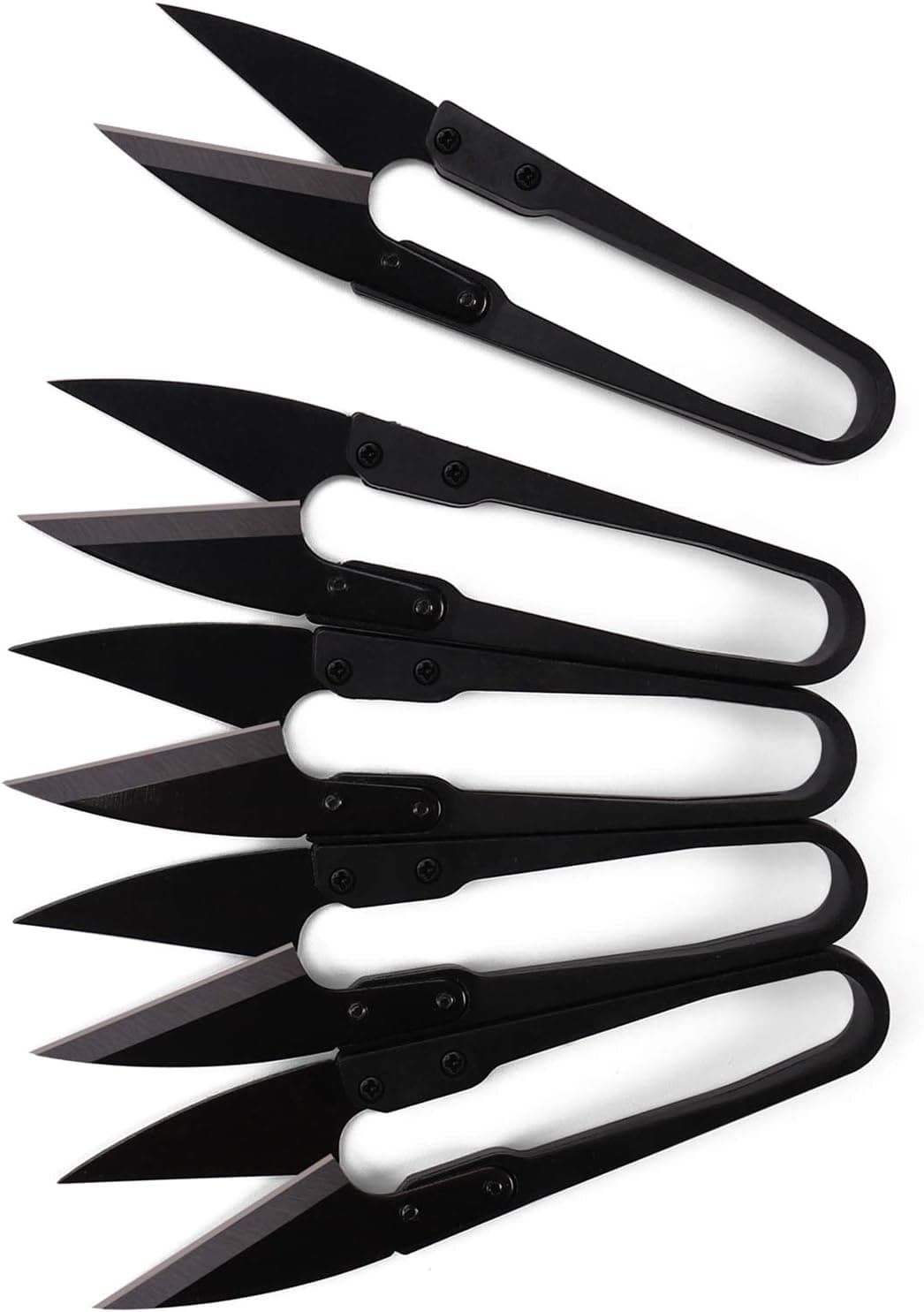 Sago Brothers Bonsai Pruning Scissors 5 PCS, Small Pruner Shears, Bud Leaves Trimmer, Stainless Steel Bonsai Trimming Pruners