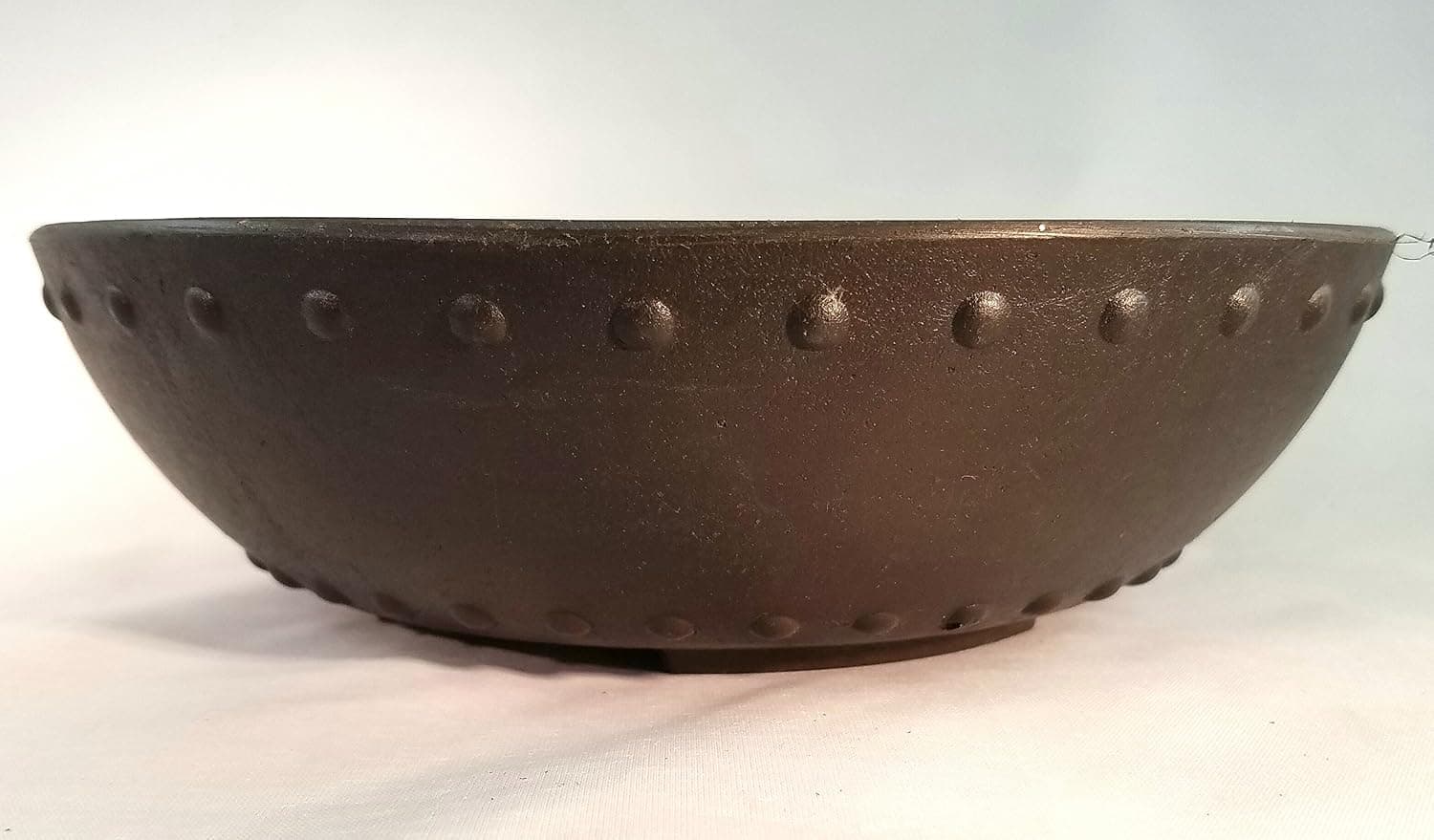 Round Mica Bonsai Training Pot, Superior to Plastic, Exterior Dimensions 8 1/8 x 2 1/4
