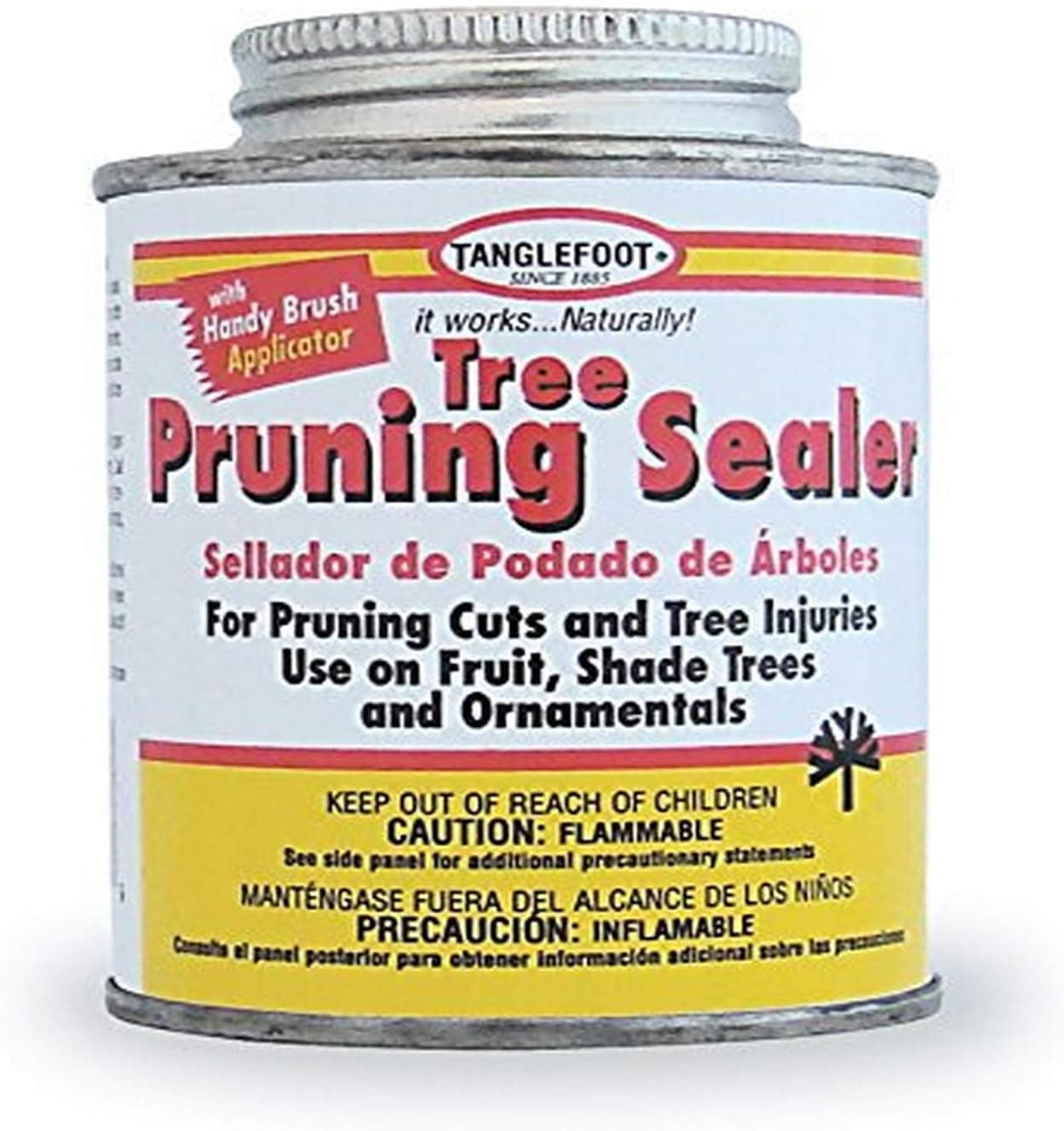Tanglefoot Tree Pruning Sealer, 8 oz. Brushcap