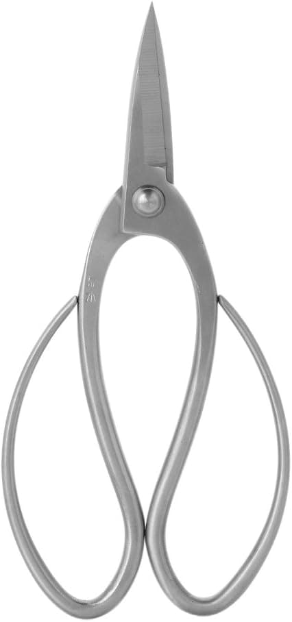 GLOGLOW Bonsai Scissors, 7.5 Inch Stainless Steel Root Branch Pruning Shear for Garden Arranging Flowers, Trimming Plants