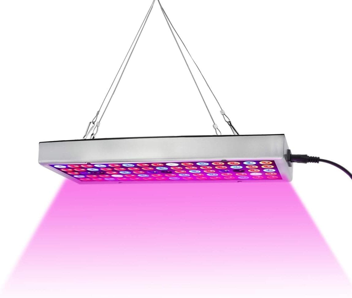 Juhefa LED Grow Lights, Full Spectrum Grow Lamp with IR and UV LED, Panel Size 12 x 4.7 inch