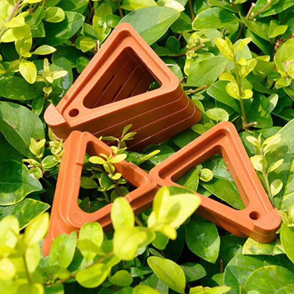 Plant Pot Feet 12pcs Stand Supports Bonsai Triangle Non Slip Toes Practical Invisible Risers Lifters