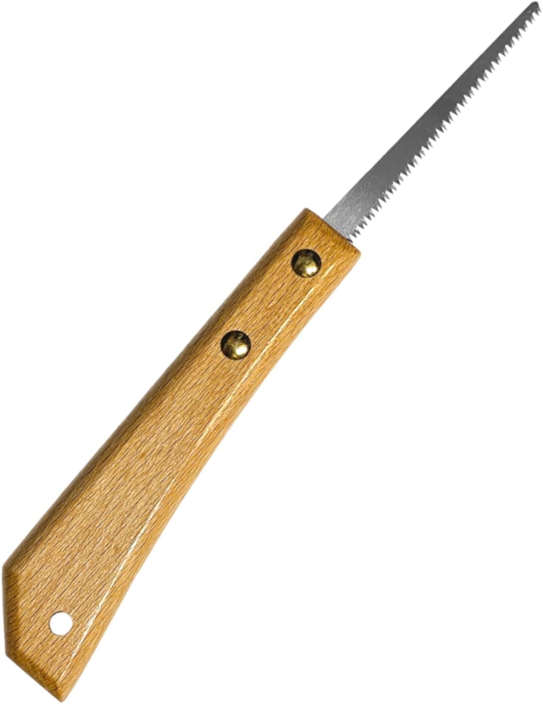 KAKURI Bonsai Saw 3-1/8 inch (80mm) Professional Japanese Carbon Steel Bonsai Pruning Tool, Small Bonsai Keyhole Saw, Made in JAPAN