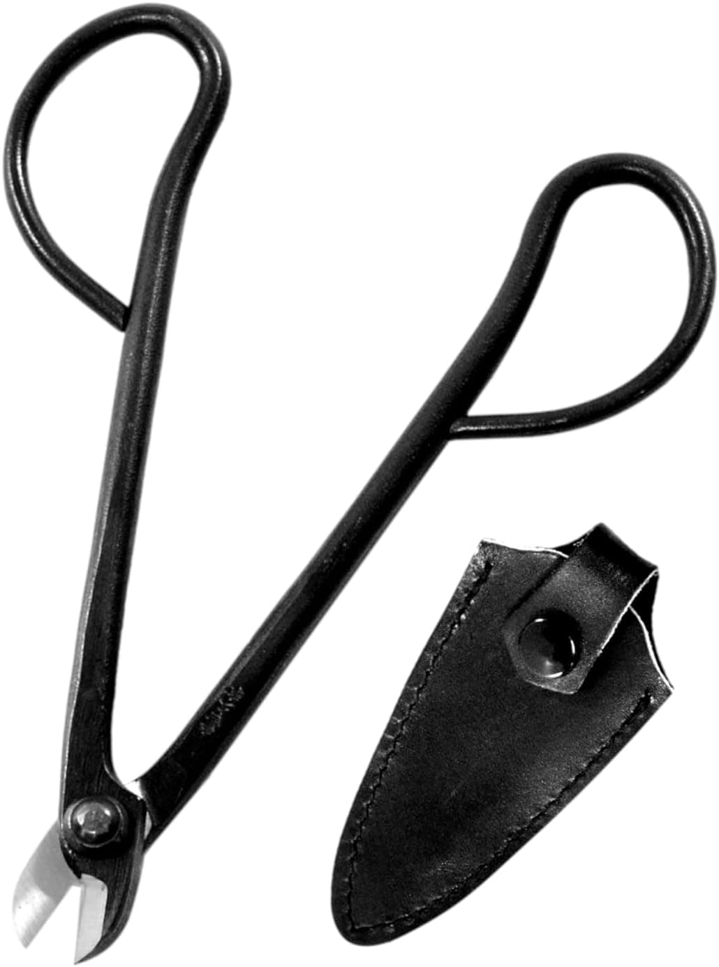 KAKURI Bonsai Wire Cutter 6.3 inch (160 mm) Professional Bonsai Tool, Japanese Carbon Steel, Black, Made in Japan