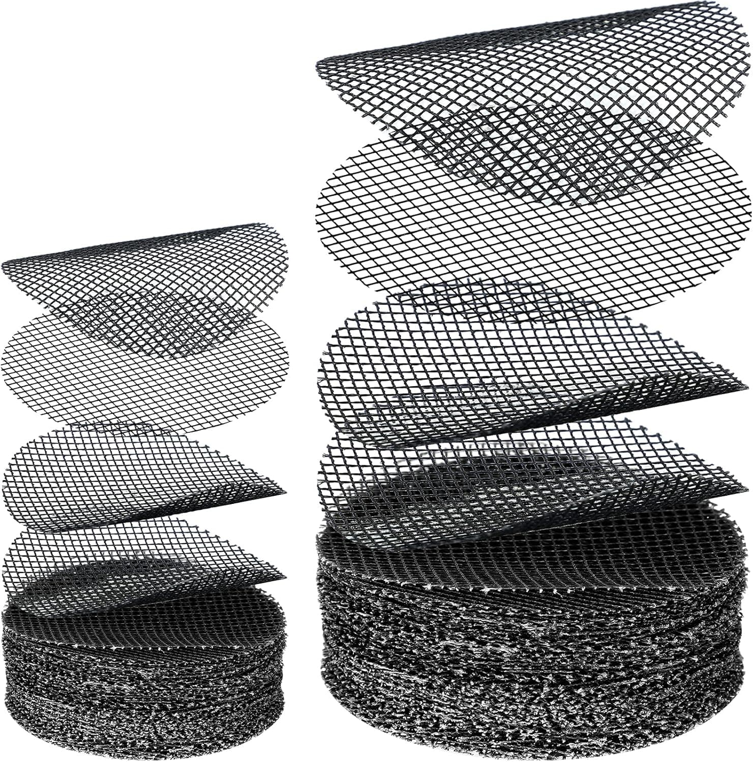 Shappy 200 Pieces Round Mesh for Plant Pot Gardening Pad Bonsai Flower Drainage Hole Screens