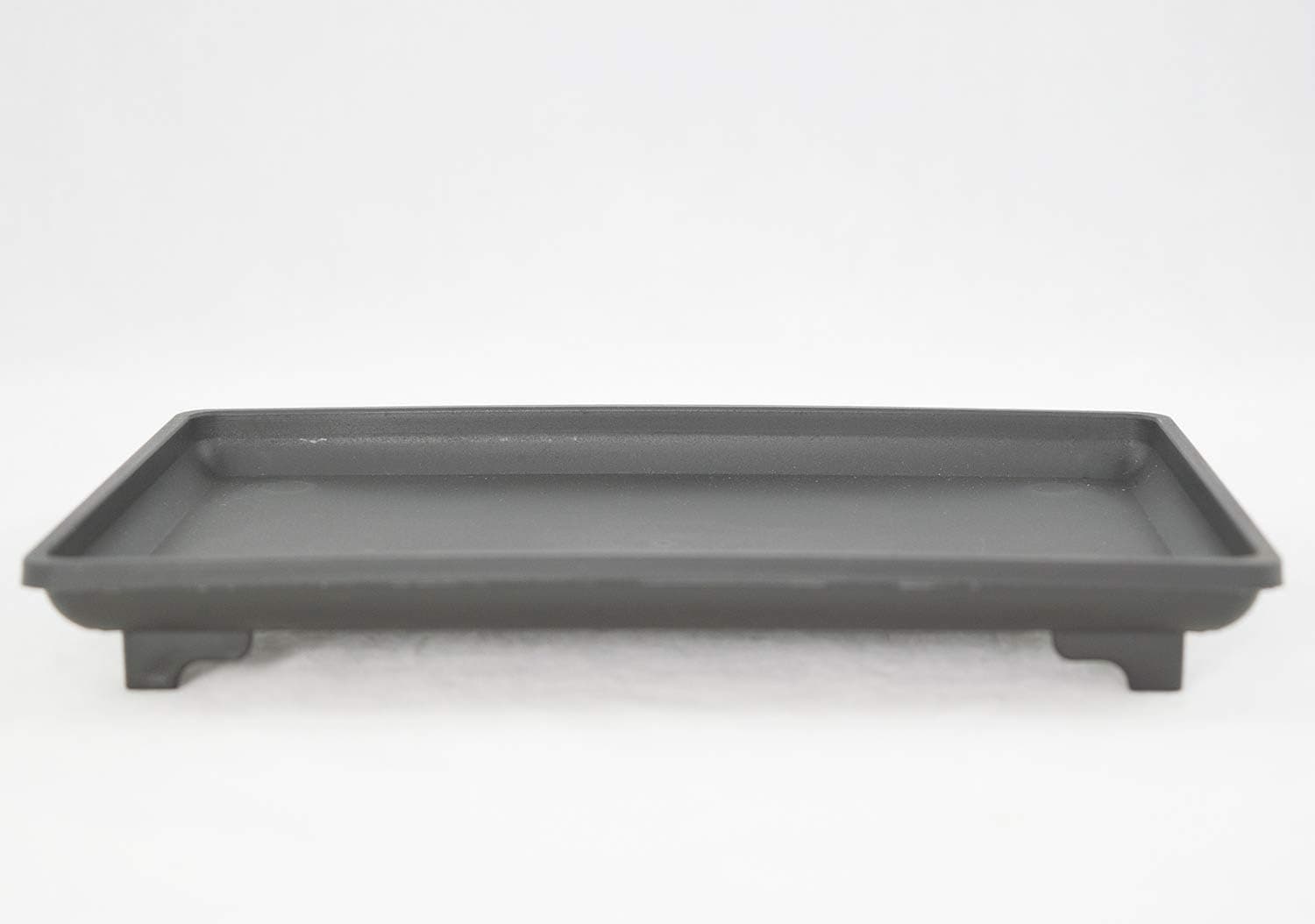Calibonsai 1 Rectangular Black Plastic Humidity Drip Tray for Bonsai Tree and Indoor Plants, 9 x 6 x 1 inch