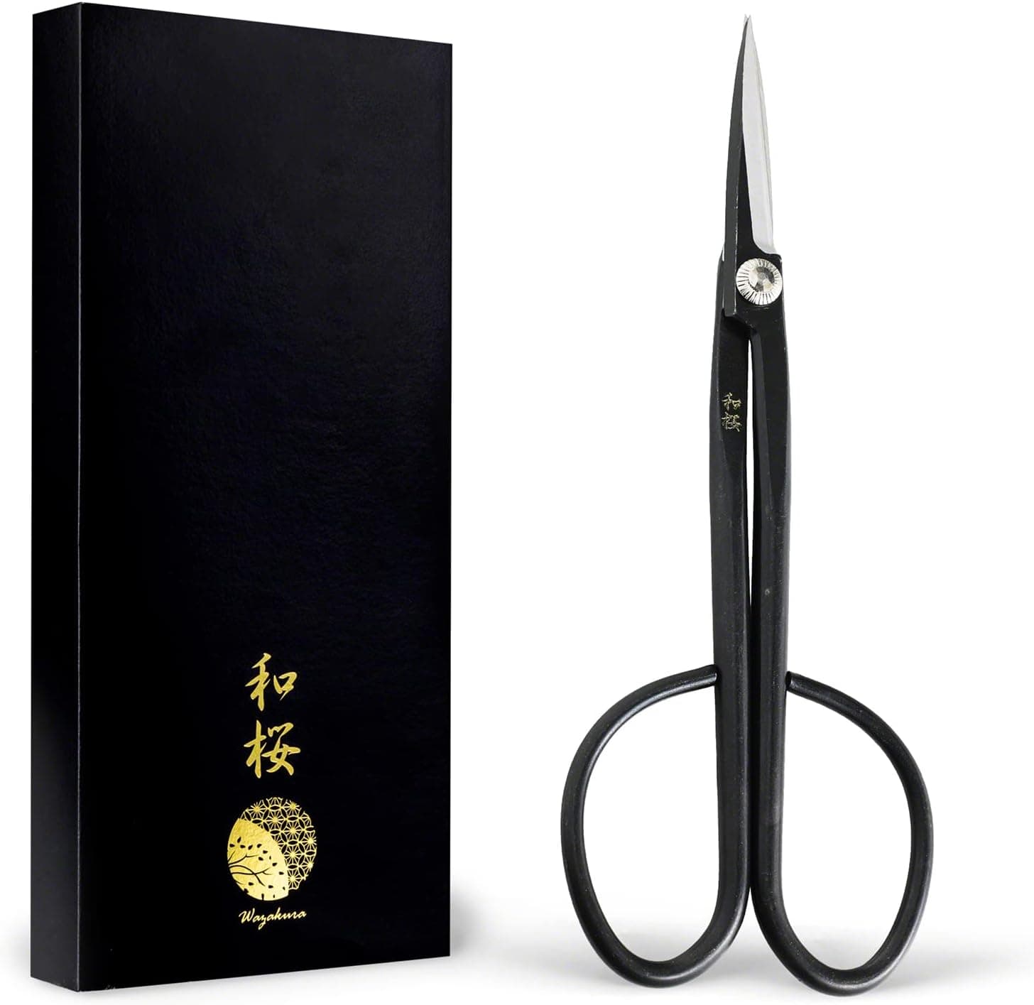 Wazakura Yasugi Steel Made in Japan Ashinaga Bonsai Scissors 8.2 in (210 mm), Bonsai Tree Pruning Shears