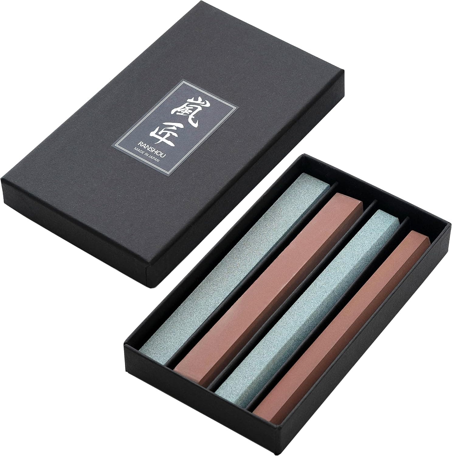 RANSHOU Sharpening Stone Sticks for Pruners and Garden Tools Whetstone Set Made in Japan
