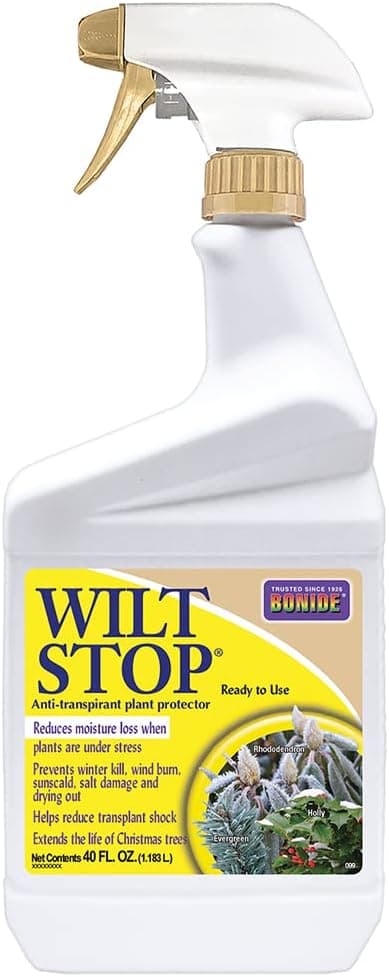 Bonide Wilt Stop, 40 oz Ready-to-Use Anti-Transpirant Plant Protector, Reduces Moisture Loss